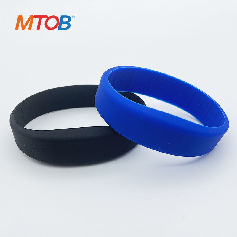 13.56 MHz RFID wristband silicone bracelet MTB-SW001