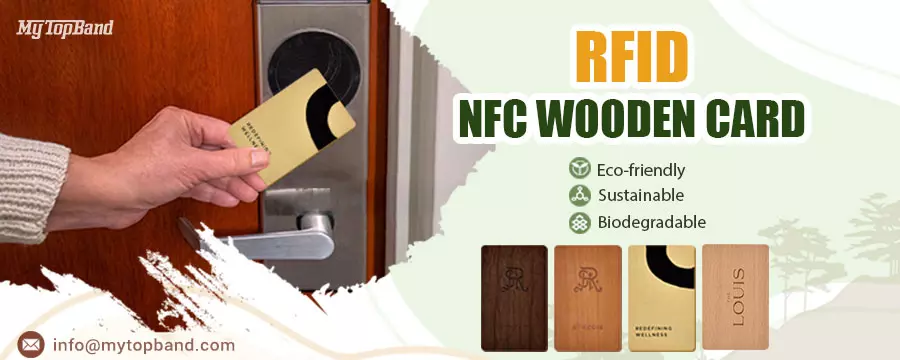 Customized RFID Wooden Card NFC Hotel Room Key Cards