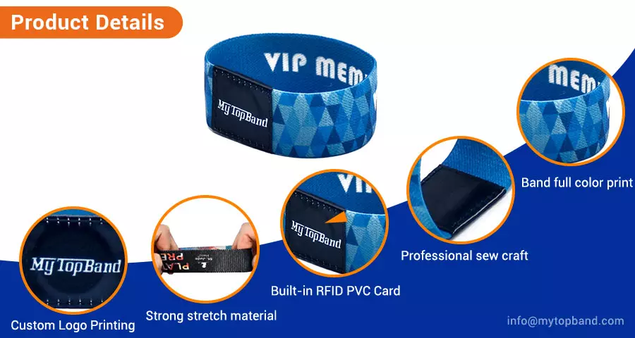Details of MTOB Elastic RFID Wristband MTB-EW007