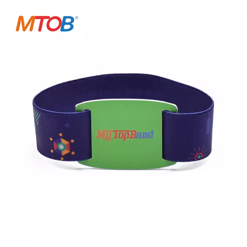 Elastic Stretch RFID Hotel Room Key Wristband MTB-EW002