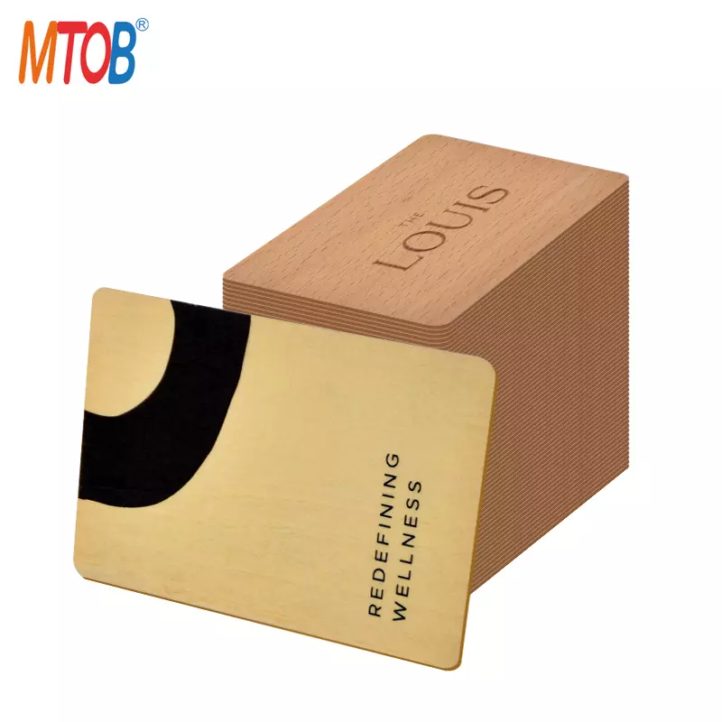 Green Eco-friendly RFID Wooden Card MTB-HC008