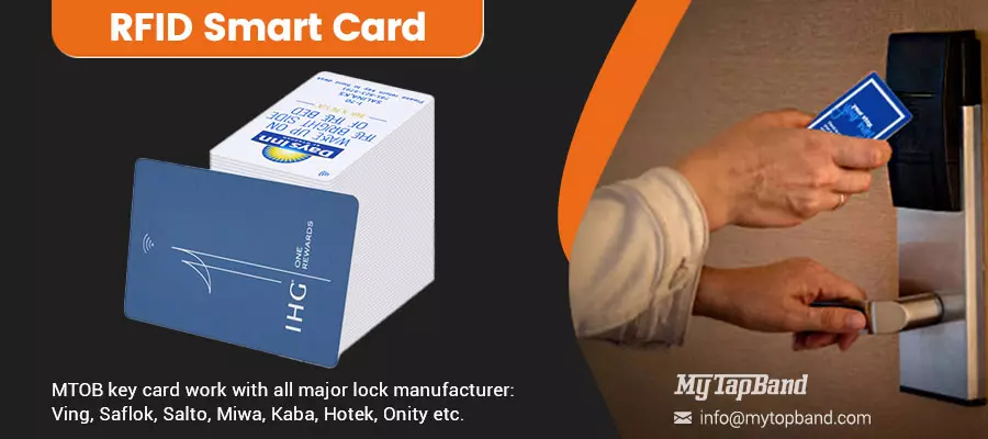Wholesale Customized RFID Key Card Plastic NFC Cards