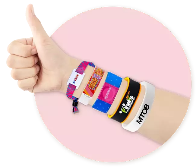 Customize a variety of RFID wristbands from Mytopband.com